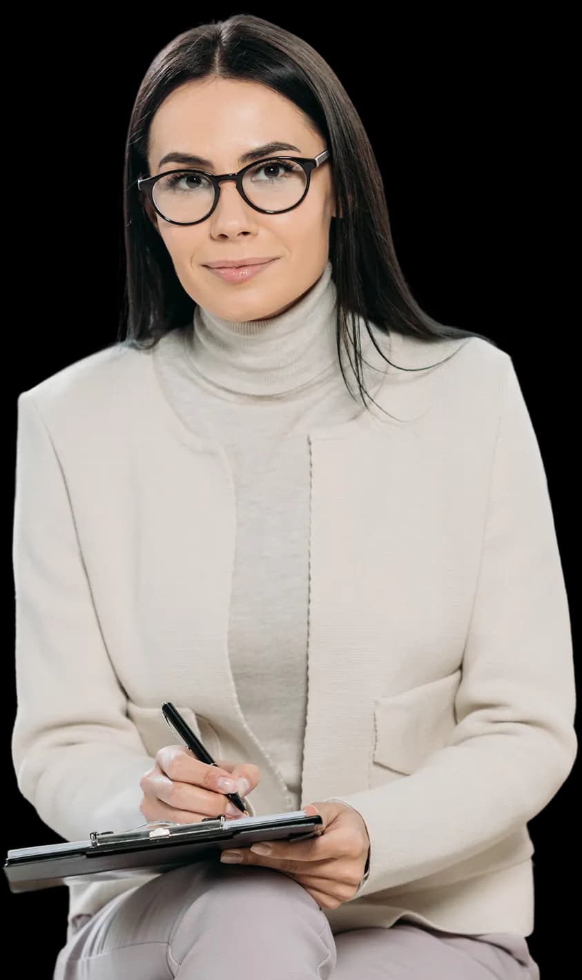 Lekarka podczas konsultacji online